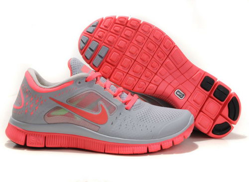 Nike Free Run 5.0 Womens Grey Pink Wholesale
